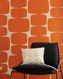 Papel de parede Waris laranja
