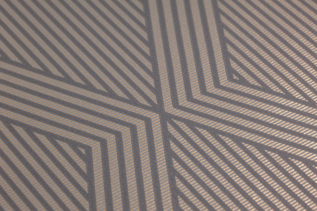 Geometric Wallpaper Wallpaper Dalur gold shimmer Detail View