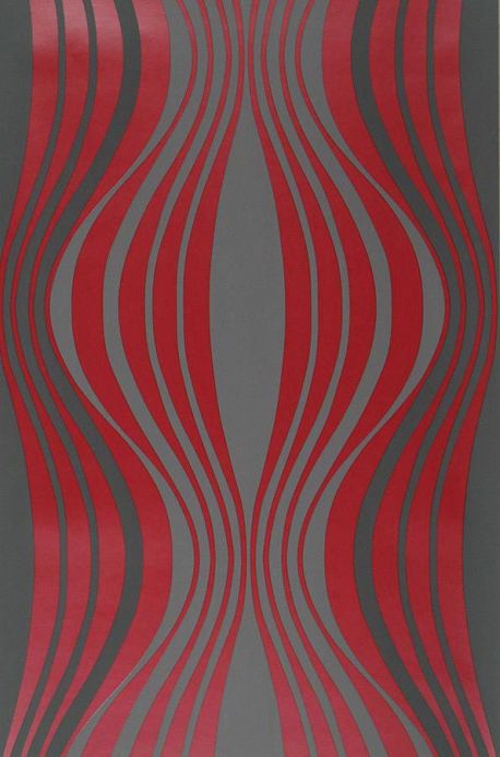 Archiv Papier peint Titania rouge Largeur de lé