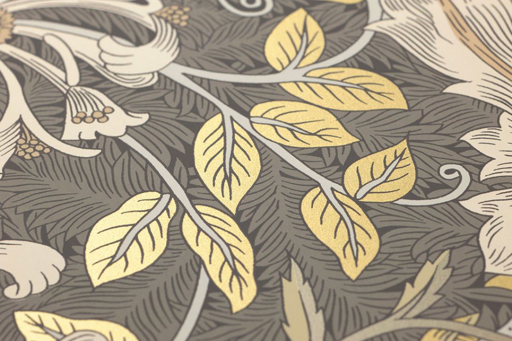 Paper-based Wallpaper Wallpaper Penelope pearl gold Detail View