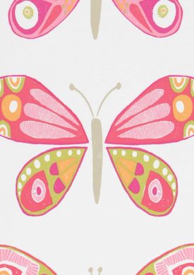 Fantasy Butterflies rosa Amostra