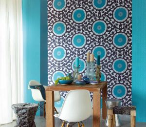 Wallpaper Aton turquoise