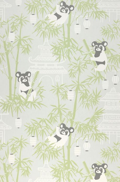 Majvillan Wallpaper Wallpaper Bambu fern green Roll Width