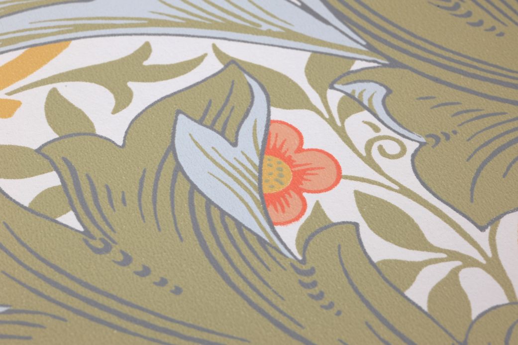 William Morris Wallpaper Wallpaper Yuna white Detail View