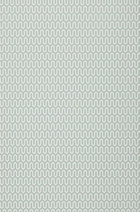 Geometric Wallpaper Wallpaper Hermod mint grey Roll Width