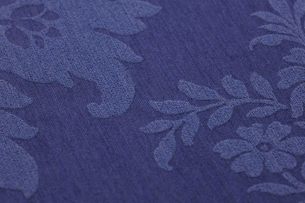 Archiv Wallpaper Odilia violet blue Detail View