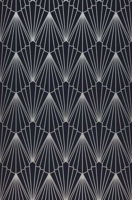 Silver Wallpaper Wallpaper Adansonia dark blue Roll Width