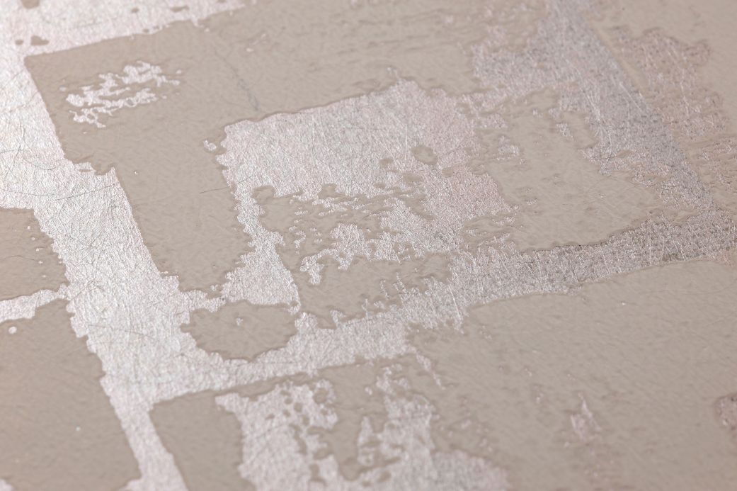Shabby Chic Wallpaper Wallpaper Musa pale pink shimmer Detail View