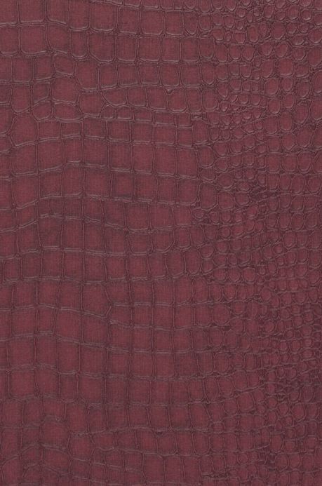 Archiv Wallpaper Caiman claret violet A4 Detail