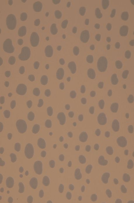 Majvillan Wallpaper Wallpaper Animal Dots light brown beige A4 Detail