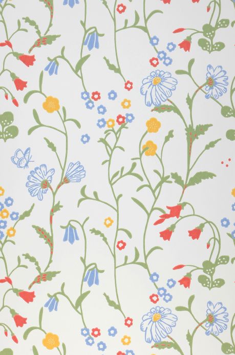 Floral Wallpaper Wallpaper Eilis white Roll Width