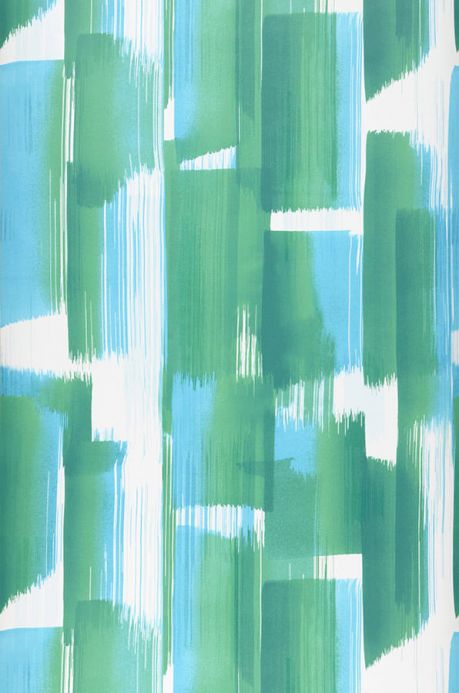 Papel pintado estilo Shabby Chic Papel pintado Pandero tonos de verde Ancho rollo
