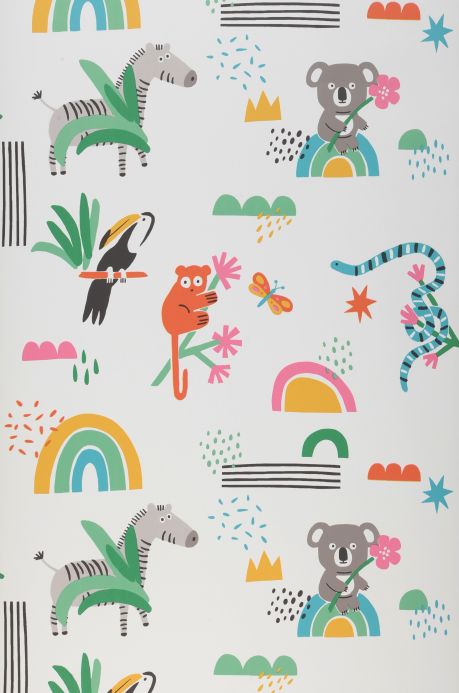 Wallpaper Wallpaper Kiki multi-coloured Roll Width