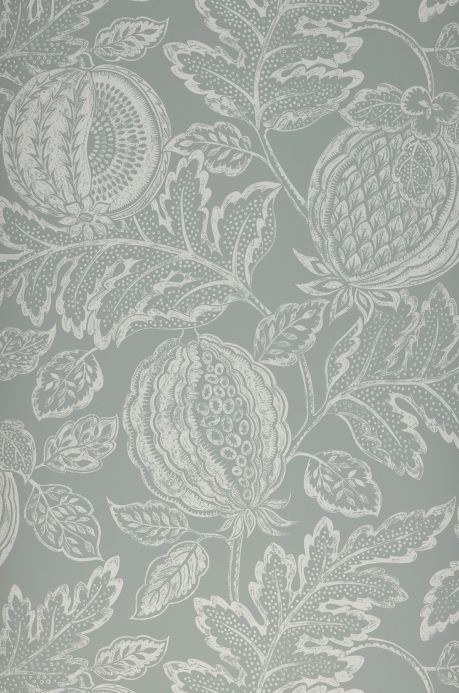 Botanical Wallpaper Wallpaper Valldemossa pale mint-turquoise Roll Width
