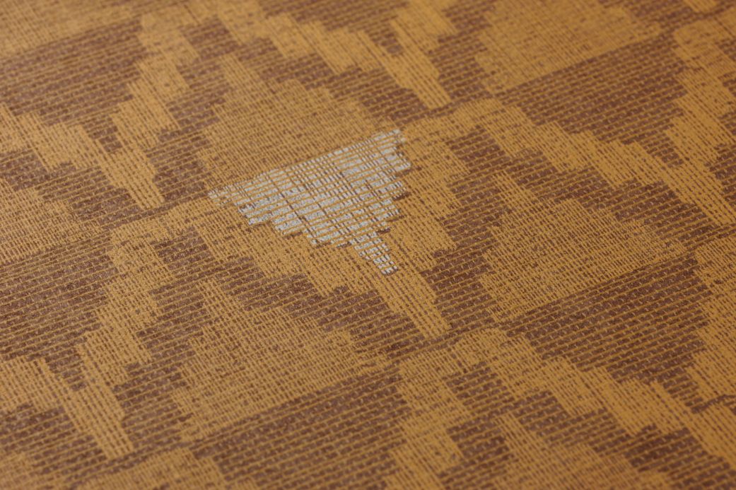 Brown Wallpaper Wallpaper Kurumba sand yellow Detail View