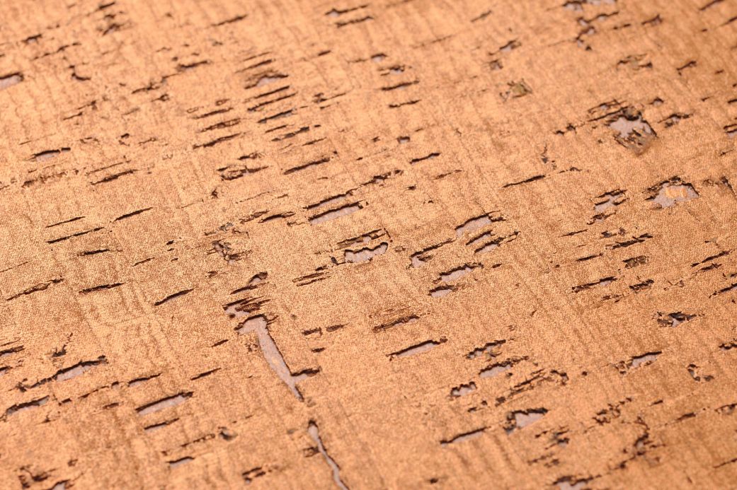 Brown Wallpaper Wallpaper Natural Cork 08 rosewood Detail View