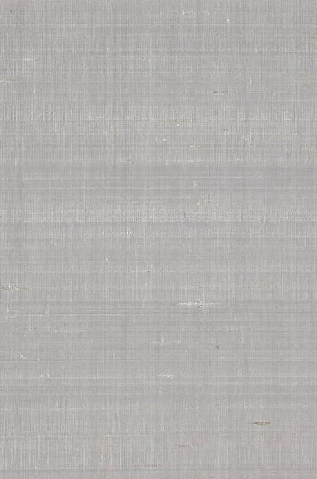 Archiv Carta da parati Natural Silk 03 grigio argento Ritaglio A4