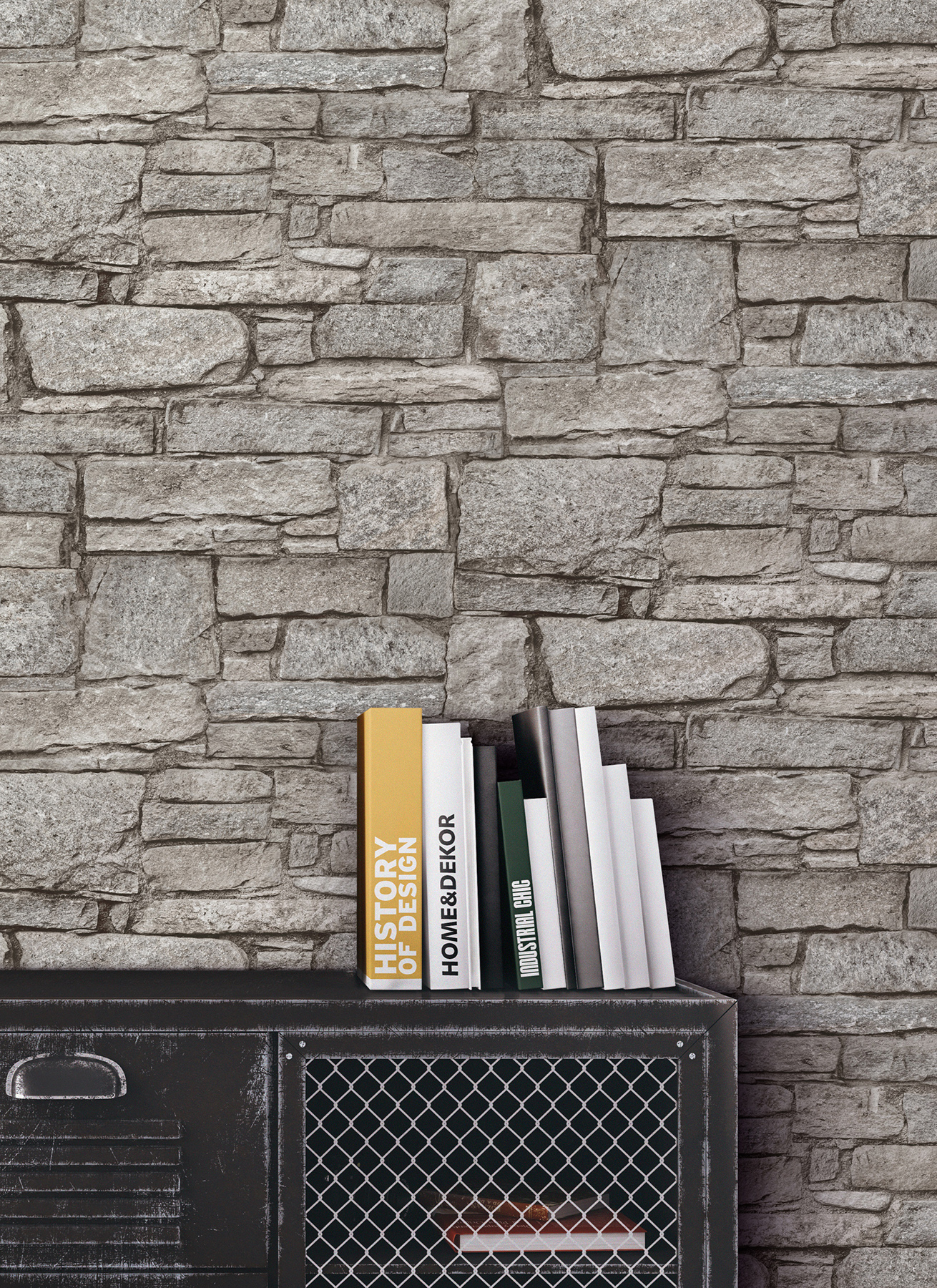 Stone effect wallpaper | Brick, slate, marble and concrete look