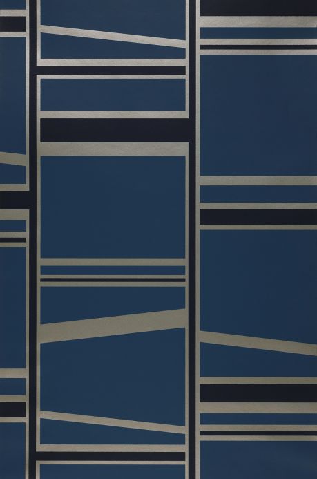 Geometric Wallpaper Wallpaper Havendale azure blue Roll Width
