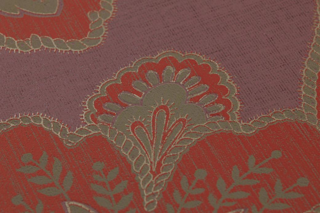 Archiv Wallpaper Mitra red Detail View