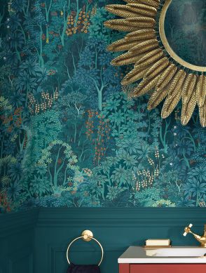 Wallpaper Garden of the Gods blue grey Raumansicht