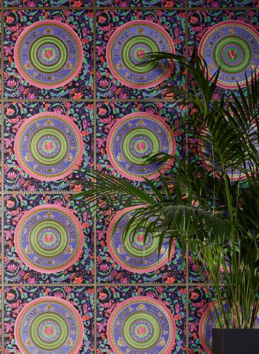 Papel de parede Versace Papel de parede Venus multicolorido Ver ambiente