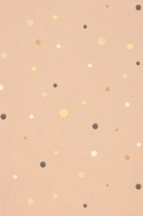 Majvillan Wallpaper Wallpaper Stardust light beige-red A4 Detail