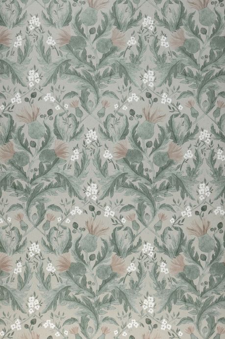 Classic Wallpaper Wallpaper Belle pine green Roll Width