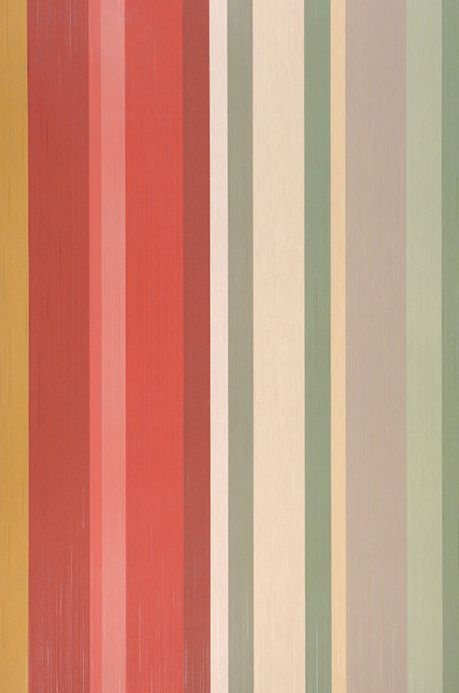 Striped Wallpaper Wallpaper Keila red Roll Width