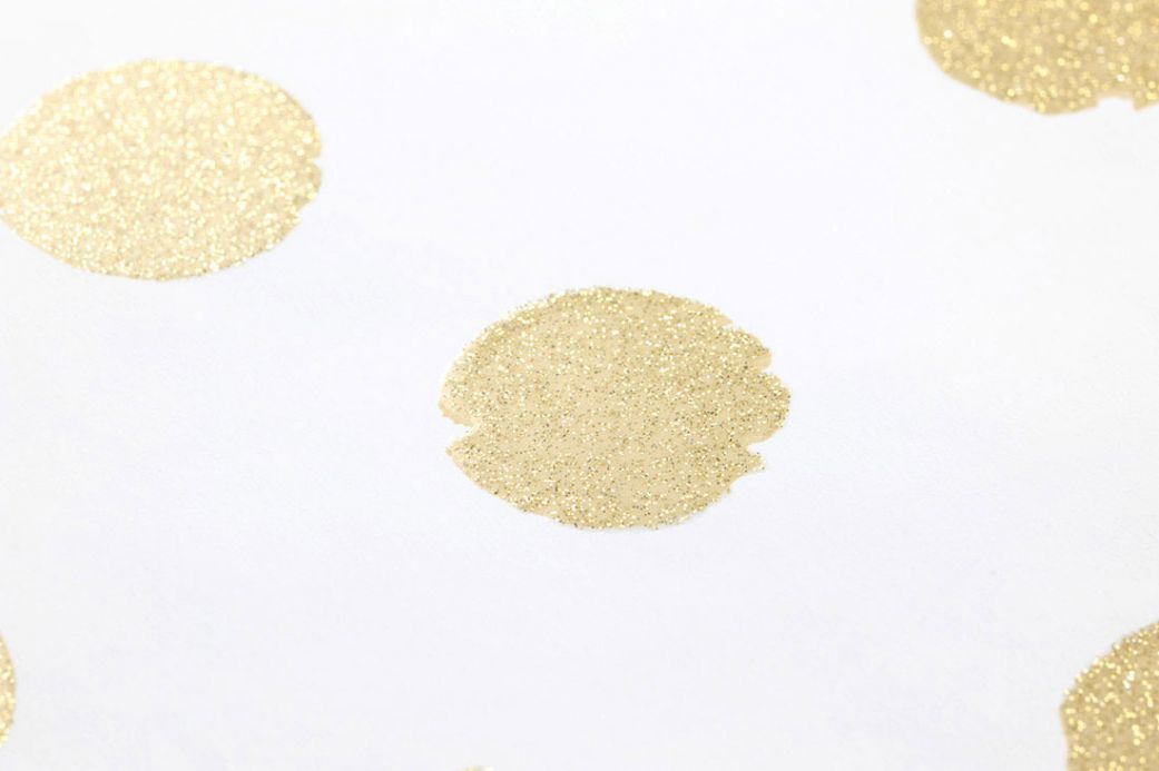 Geometric Wallpaper Wallpaper Corbetta gold glitter Detail View