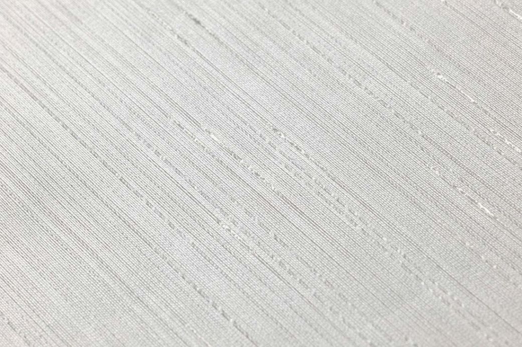 Textile Wallpaper Wallpaper Warp Glamour 02 grey white Detail View