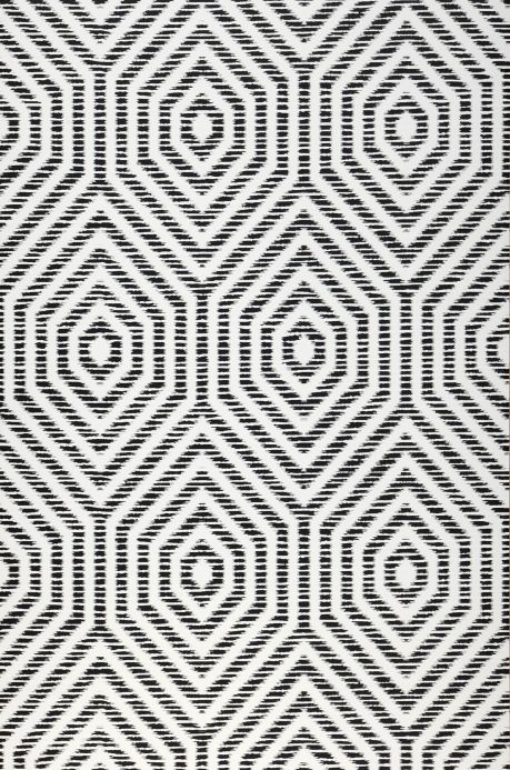 Geometric Wallpaper Wallpaper Cyrus black Roll Width