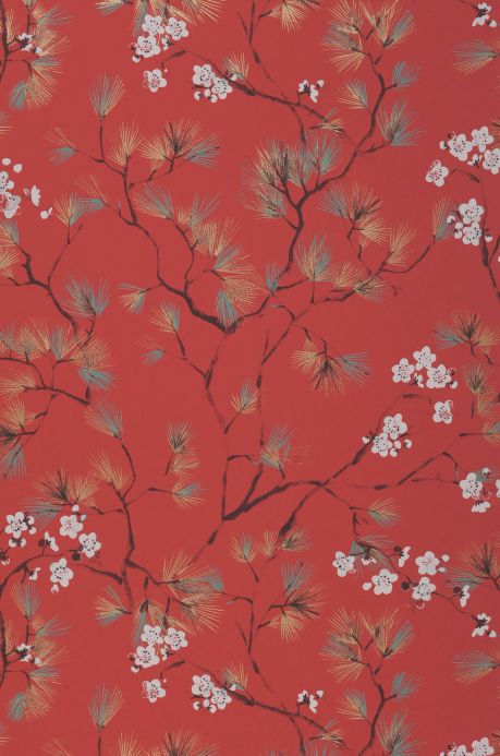Oriental Wallpaper Wallpaper Makino orient red Roll Width