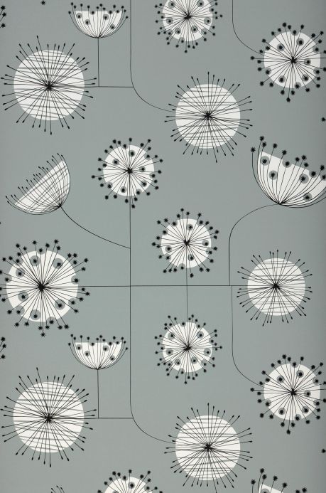 Wallpaper Wallpaper Dandelion Mobile cement grey Roll Width