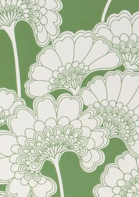 Ornate Grasgrün Muster