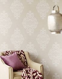Wallpaper Aramas light grey beige