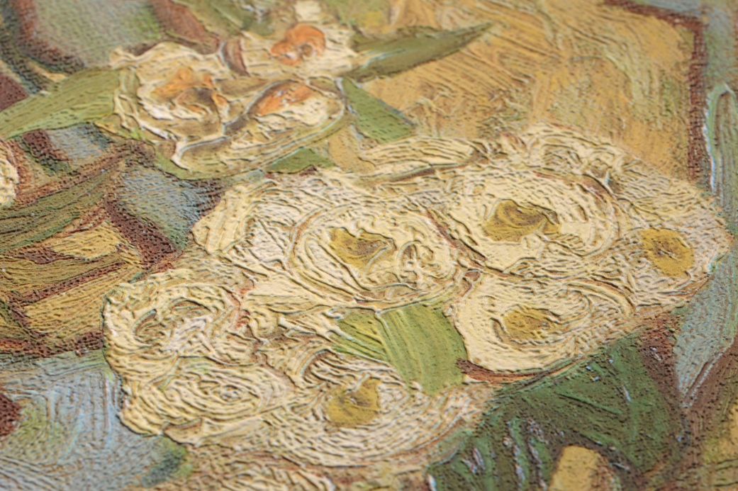 Van Gogh Tapeten Tapete VanGogh Wilderness Sandgelb Detailansicht