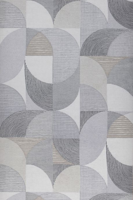 Geometric Wallpaper Wallpaper Tulsa grey tones Roll Width