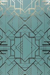 Wallpaper Gladys mint turquoise