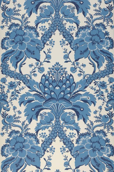 Paper-based Wallpaper Wallpaper Royal Artichoke azure blue Roll Width