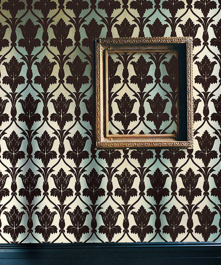 Wallpaper Sherlock Dark Chocolate Brown Wallpaper From The 70s
