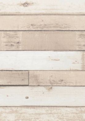 Shabby Planks beige grisáceo Muestra