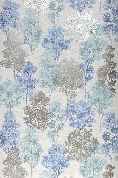 Turquoise Wallpaper Wallpaper Namika pigeon blue Roll Width