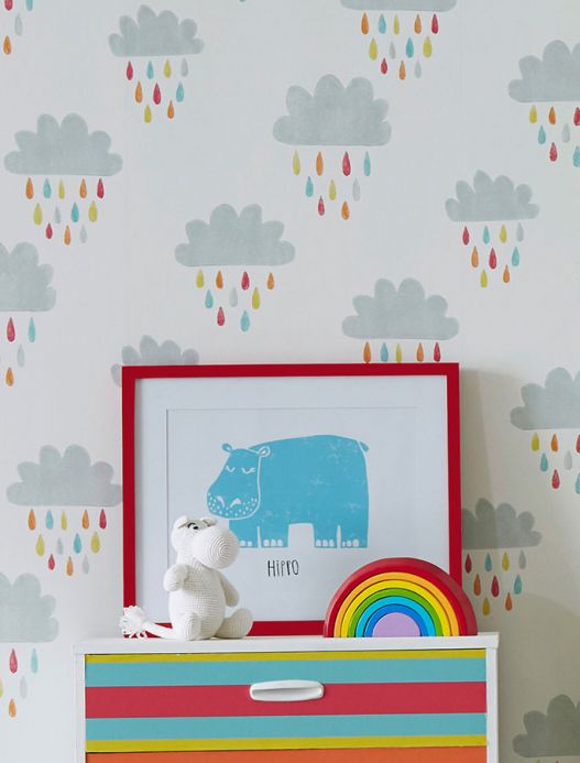 Wallpaper Wallpaper Before a Rainbow light grey Room View