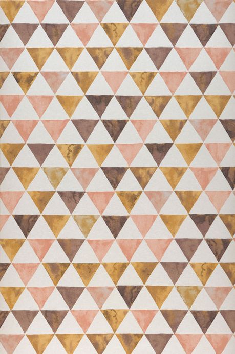 Geometric Wallpaper Wallpaper Masell brown Roll Width