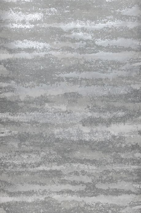 Glass bead Wallpaper Wallpaper Waft of Mist silver shimmer Roll Width