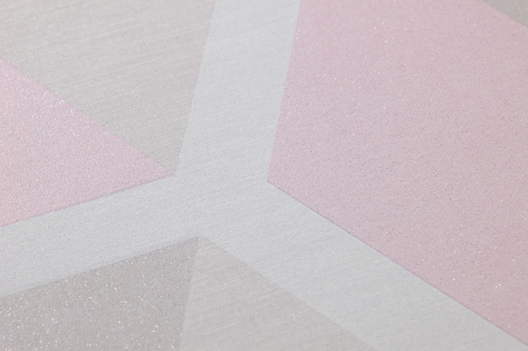 Archiv Wallpaper Hirolanit light pink glitter Detail View