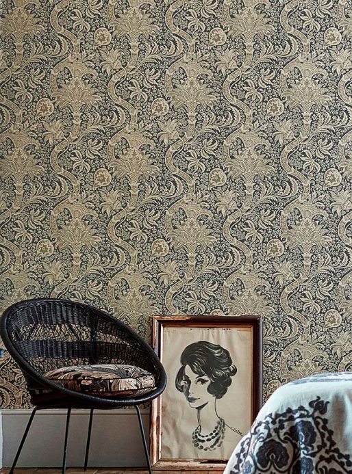 Wallpaper Wallpaper Primrose pearl beige Room View