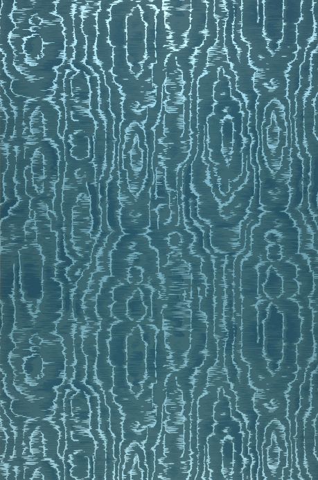 Papel de parede moderno Papel de parede Adomako azul oceano Largura do rolo