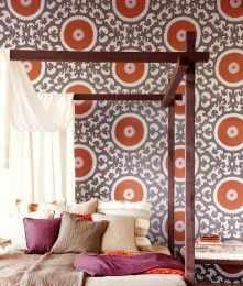 Wallpaper Aton brown orange